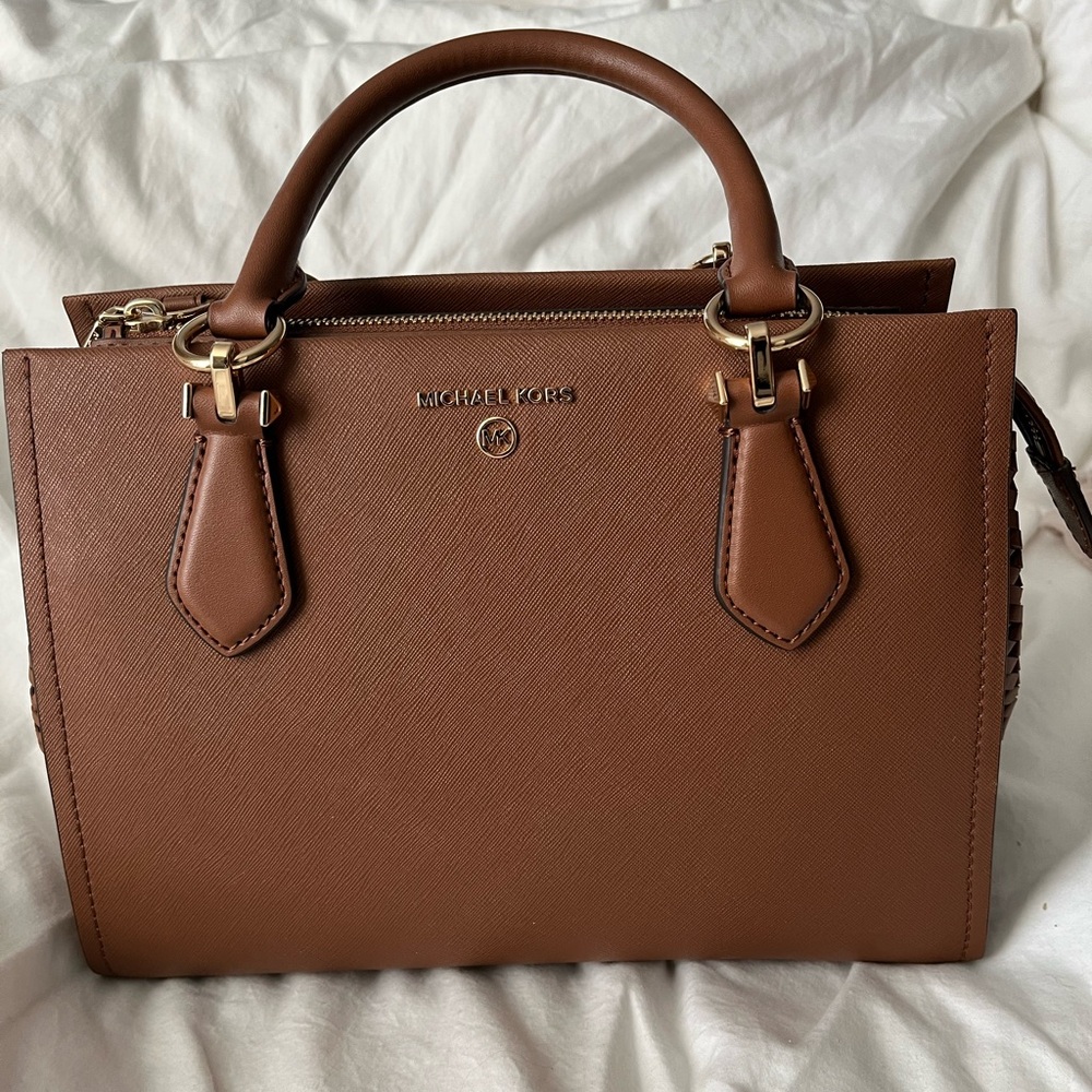 Michael Kors Tan Leather Satchel